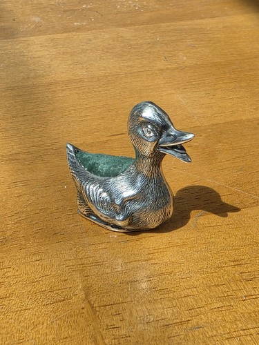 925 sterling silver - silver, duck