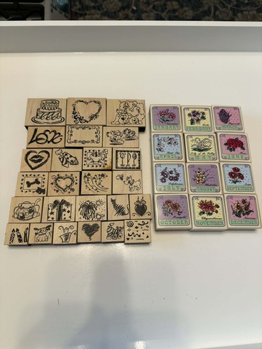 Collection wooden rubber - collection,