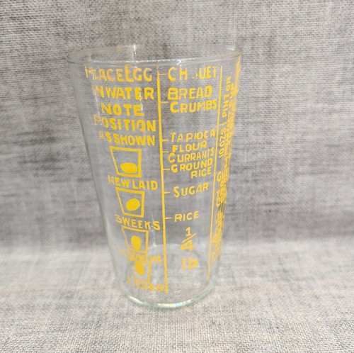 Vintage glass measuring cup - vintage,