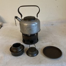 Vintage Camping Stove & Kettle 