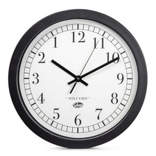 Backwards Anti Clockwise Reverse Back To Front Alice In Wonderland Wall Clock
