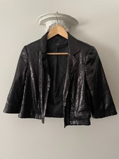 F&F Black Sequin Short Blazer