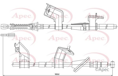 Apec rear left - apec, for