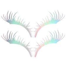  2 Pairs Eye Stickers for Car