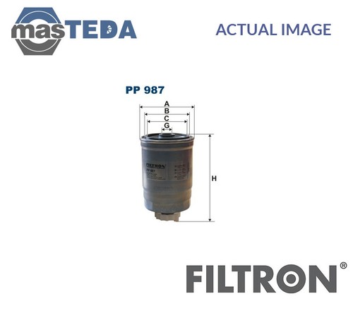 Pp987 engine fuel filter - engine,