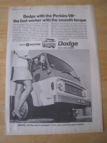 Dodge with perkins v8fast - perkins,