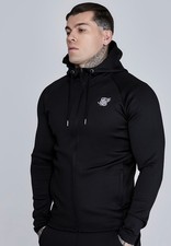 SikSilk Mens Black Full Zip