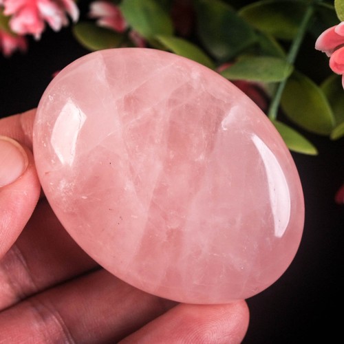 57g 55mm natural rose quartz - 57g,