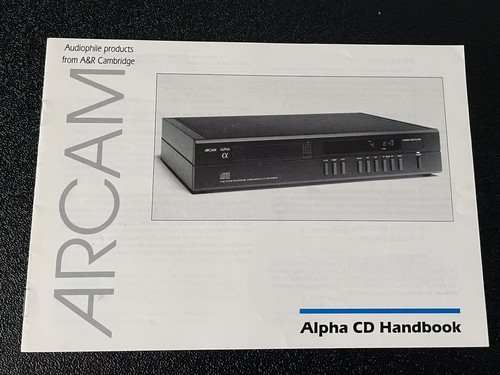 Arcam alpha player - alpha, cd