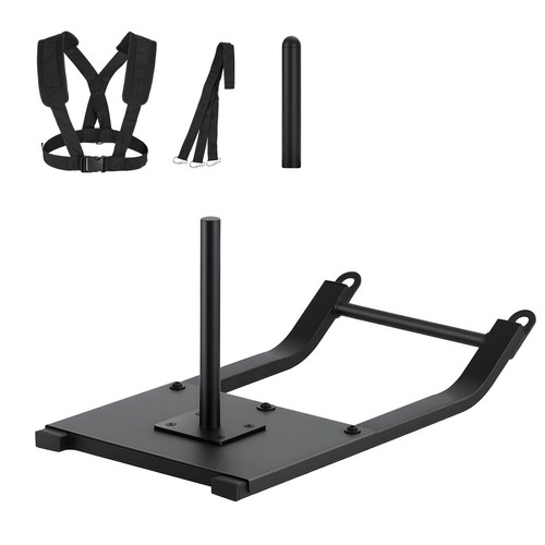 Steel weight sled with - steel, harness