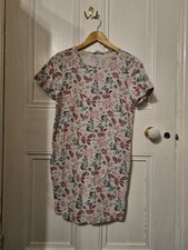 Bon Marche Multicoloured Squirrel & Floral Short Sleeve Nightie In Size 8 - 10
