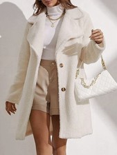 Pre-Loved Cream White Teddy Coat