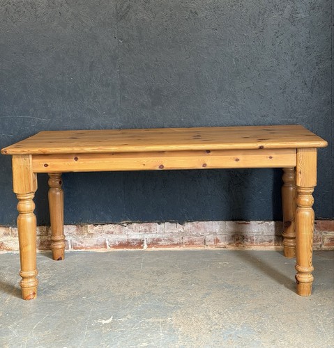 Farmhouse pine dining table - farmhouse,