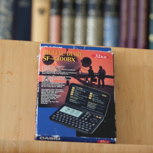 Vintage casio digital diary - digital,
