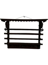  Antique Wooden Plate Delft