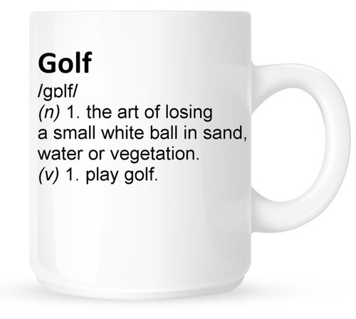 Golf personalised mugs funny - personalised,
