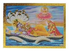 Gold Foil Embossed Hindu God