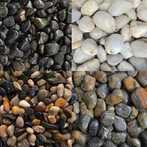 Polished river pebble - pebble, stone