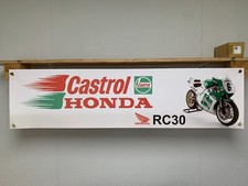 Castrol Honda RC30 Banner