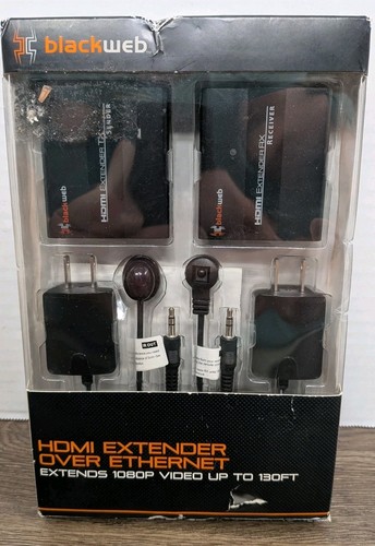 Blackweb hdmi extender - extender, over