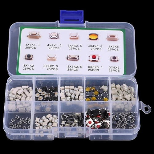 250pcs tactile push - tactile,