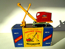 Matchbox Lesney Major Pack M4  RUSTON BUCYRUS EXCAVATOR - VGC in VG ORIGINAL BOX