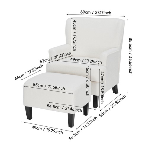 Chenille lounge chair recliner - chenille,