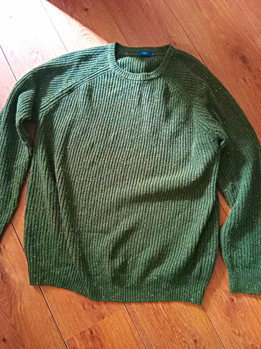 Mens green warm - mens, cotton