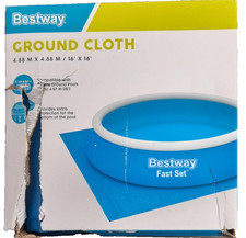 Bestway Flowclear Pool Swimming 16' x 16'/4.88m x 4.88m Ground Protector Cloth