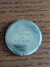 Seiko 7A28-7120 Gen 1 MOD Issued Military Watch Case Back, Seiko Part #N936