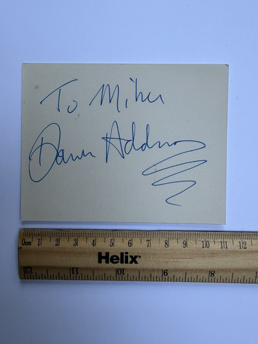 Dawn addams signed vintage - dawn,
