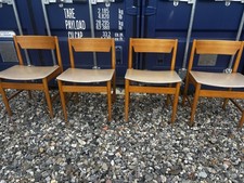 Mid Century Modern GFM Poland, Edmund Homa Design,Dining Chairs Set Of Four