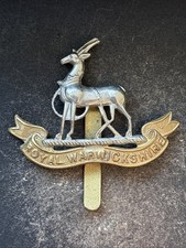 Royal Warwickshire Regiment, Genuine British Army Cap Badge.