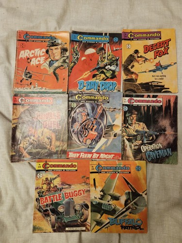 Commando comics job - commando, bundle
