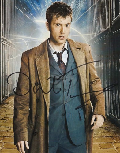 David tennant hand signed 10x8 - tennant,