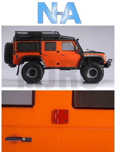 Scale crawler metal hinges red - crawler,