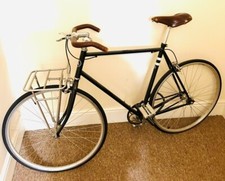 Single Speed Road Bike Black Brooks Hand Made Saddle