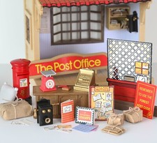 Sylvanian Post Office Spares. letters parcel scales miniature Calico Critters