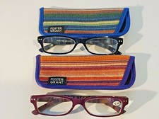 *SALE* Foster Grant - Meg - Blue Or Wine - Ladies Reading Glasses + Free Case