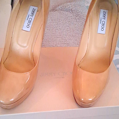 Jimmy choo nude patent leather - jimmy,