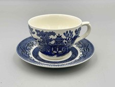 Churchill Willow Blue - Tea Cup and Saucer