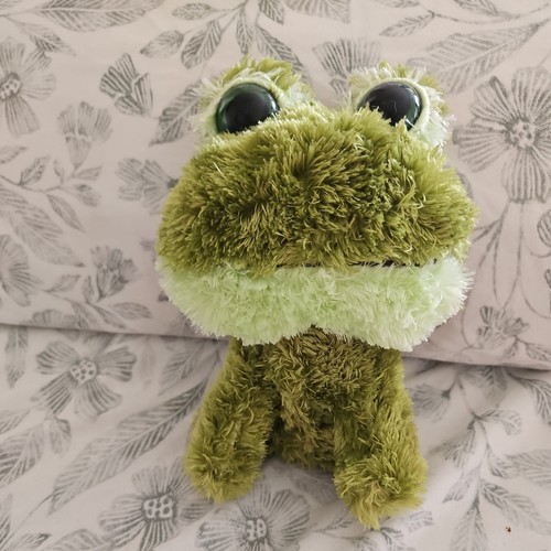 Small soft plush teddy - small, green