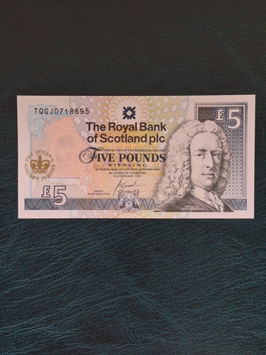 Five pound note - -,
