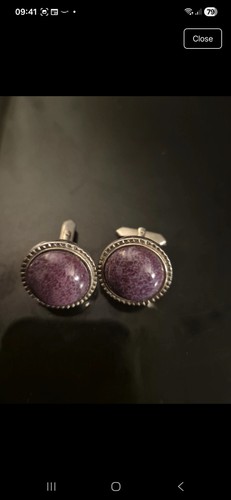Vintage purple amethyst - purple, stone