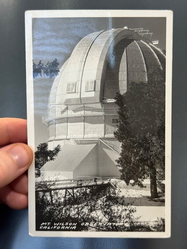 Vintage postcard mount - mount, wilson
