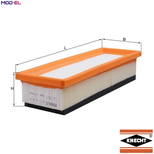 Air filter 1827 for alfa - filter, lx
