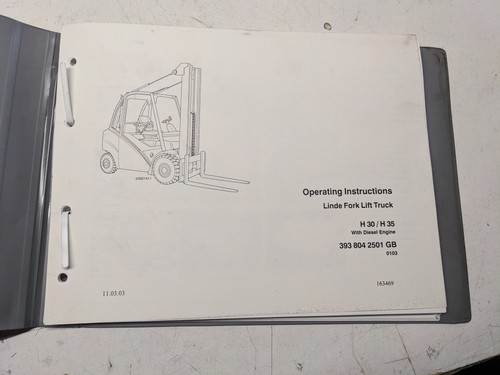 Linde fork lift - linde,