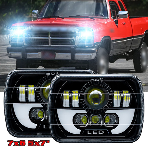 Pair 7x6 5x7 led - 7x6", 5x7"