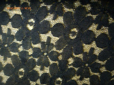 Antique Victorian Black Lace