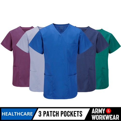 Scrub medical uniform top - medical,